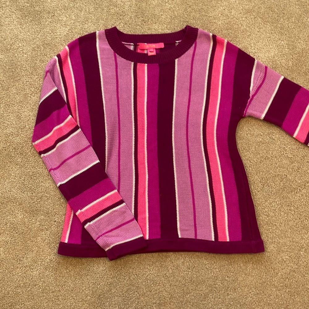 Lilly Pulitzer sweater.  S.